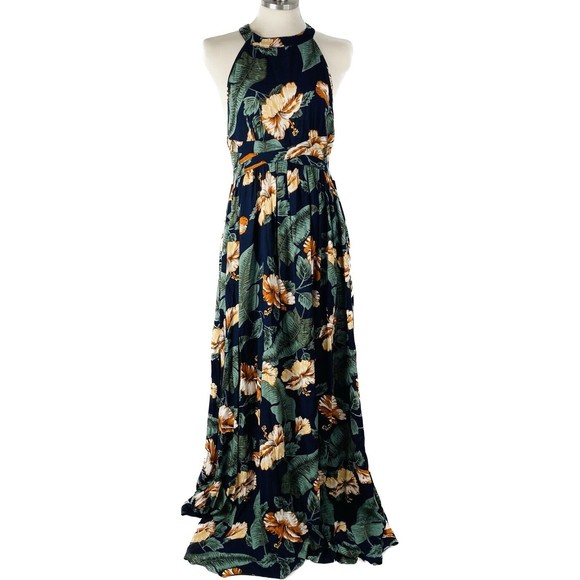 Lulus Sz M Floral Maxi Dress - Picture 2 of 12